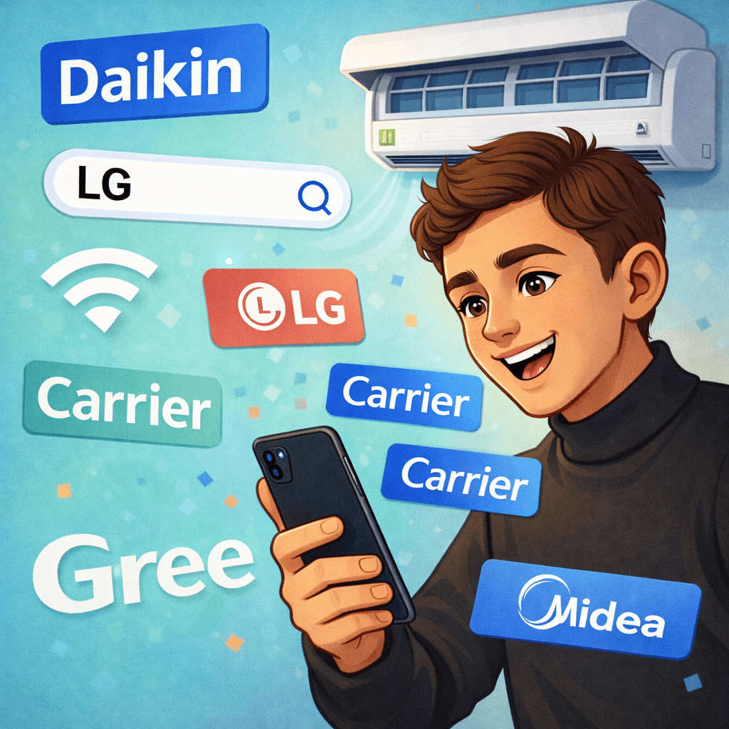 Control universal para aire acondicionado